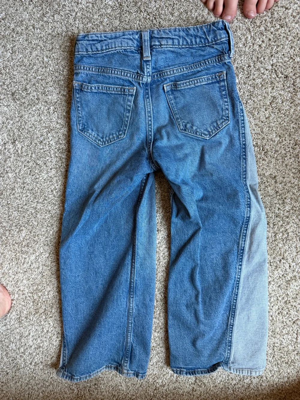 GAP Two-Tone Blue Straight girls Jeans